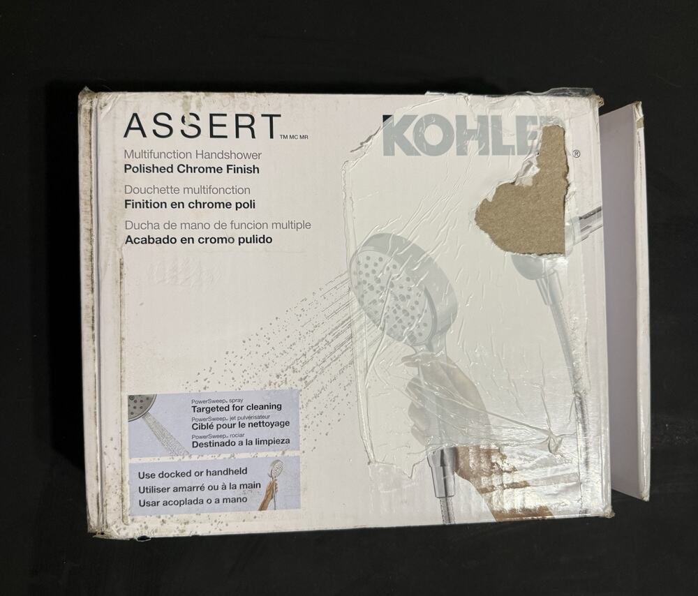 Kohler Assert R38755-G-CP 6-Function Handshower Kit Chrome Open Box